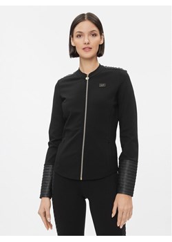 EA7 Emporio Armani Bluza 6RTM32 TJRLZ 1200 Czarny Regular Fit ze sklepu MODIVO w kategorii Bluzy damskie - zdjęcie 181155400