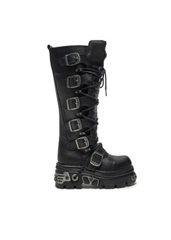 NEW ROCK Glany M-272-S1 Czarny ze sklepu MODIVO w kategorii Workery damskie - zdjęcie 181155702