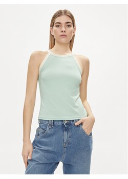 Lee Top 112350226 Zielony Slim Fit ze sklepu MODIVO w kategorii Bluzki damskie - zdjęcie 181155754