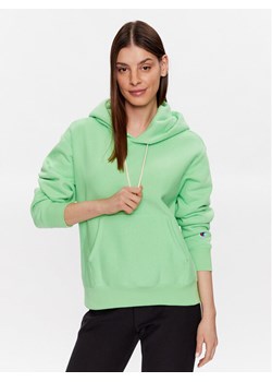 Champion Bluza 116234 Zielony Regular Fit ze sklepu MODIVO w kategorii Bluzy damskie - zdjęcie 181155781