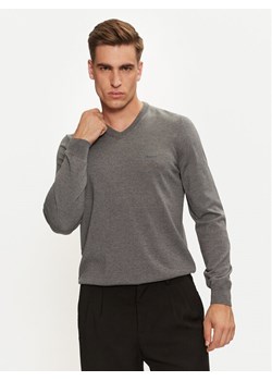 Boss Sweter Baram-L 50476363 Szary Regular Fit ze sklepu MODIVO w kategorii Swetry męskie - zdjęcie 181155791