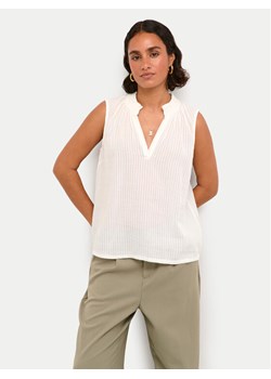 Kaffe Top Alice 10508545 Biały Regular Fit ze sklepu MODIVO w kategorii Bluzki damskie - zdjęcie 181155910
