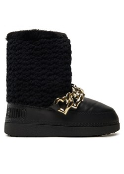 LOVE MOSCHINO Śniegowce JA24322G0LISI000 Czarny ze sklepu MODIVO w kategorii Śniegowce damskie - zdjęcie 181155943