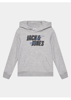 Jack&Jones Junior Bluza 12247700 Szary Standard Fit ze sklepu MODIVO w kategorii Bluzy chłopięce - zdjęcie 181155953