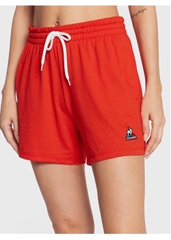 Le Coq Sportif Szorty sportowe 2220576 Czerwony Regular Fit ze sklepu MODIVO w kategorii Szorty - zdjęcie 181156001