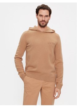Boss Sweter Mistico 50500676 Beżowy Regular Fit ze sklepu MODIVO w kategorii Swetry męskie - zdjęcie 181156031