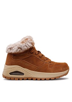 Skechers Botki Uno Wintriness 167433/CSNT Brązowy ze sklepu MODIVO w kategorii Śniegowce damskie - zdjęcie 181156273