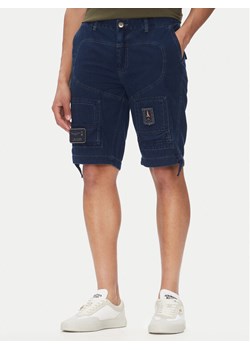 Aeronautica Militare Szorty jeansowe 251BE252CT3507 Granatowy Regular Fit ze sklepu MODIVO w kategorii Spodenki męskie - zdjęcie 181156444