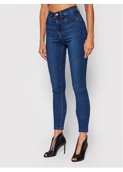 Noisy May Jeansy Callie 27007979 Granatowy Skinny Fit ze sklepu MODIVO w kategorii Jeansy damskie - zdjęcie 181156453