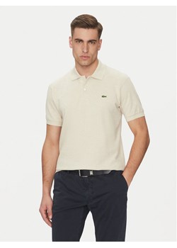 Lacoste Polo L1264 Beżowy Classic Fit ze sklepu MODIVO w kategorii T-shirty męskie - zdjęcie 181156682