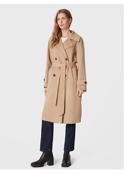 Tommy Hilfiger Trencz WW0WW36941 Beżowy Relaxed Fit - id: 0000301072645 - marki Tommy Hilfiger - 181156694 Tommy Hilfiger Trencz WW0WW36941 Beżowy Relaxed Fit ze sklepu MODIVO w kategorii Płaszcze damskie - zdjęcie 181156694