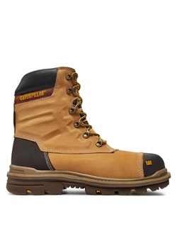 CATerpillar Trapery Premier 8" WP TX P720148 Brązowy ze sklepu MODIVO w kategorii Buty trekkingowe męskie - zdjęcie 181156841