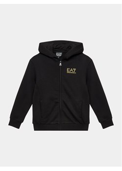 EA7 Emporio Armani Bluza 8NBM54 BJEXZ 0200 Czarny Regular Fit ze sklepu MODIVO w kategorii Bluzy chłopięce - zdjęcie 181156874