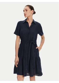 Gant Sukienka koszulowa 4503434 Granatowy Regular Fit ze sklepu MODIVO w kategorii Sukienki - zdjęcie 181156980