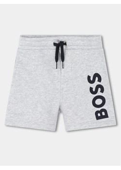 Boss Szorty sportowe J50580 M Szary Regular Fit ze sklepu MODIVO w kategorii Spodenki niemowlęce - zdjęcie 181157032