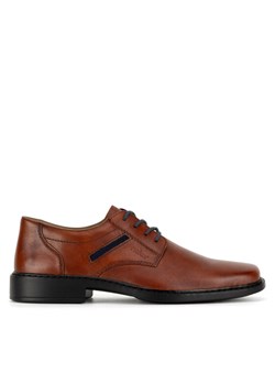 Rieker Półbuty B0803-24 Brązowy ze sklepu MODIVO w kategorii Buty eleganckie męskie - zdjęcie 181157084