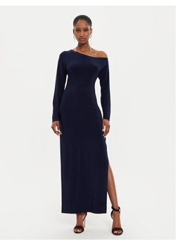 NORMA KAMALI Sukienka koktajlowa KK2243PLE35951 Granatowy Slim Fit ze sklepu MODIVO w kategorii Sukienki - zdjęcie 181157212