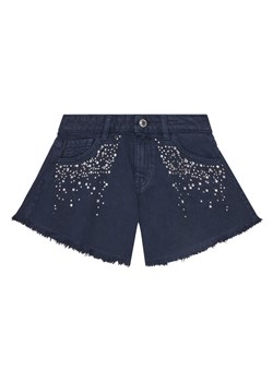Guess Szorty jeansowe J5RD16 WH1T0 Granatowy Relaxed Fit ze sklepu MODIVO w kategorii Spodenki dziewczęce - zdjęcie 181157264