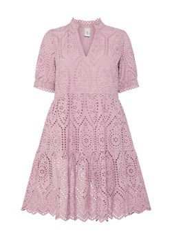 YAS Sukienka letnia Holi 26027163 Różowy Regular Fit ze sklepu MODIVO w kategorii Sukienki - zdjęcie 181157340