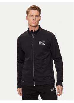 EA7 Emporio Armani Bluza 3DPM89 PJUFZ 1200 Czarny Regular Fit ze sklepu MODIVO w kategorii Bluzy męskie - zdjęcie 181157352