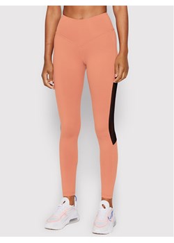 NEBBIA Legginsy Mesh 573 Różowy Slim Fit ze sklepu MODIVO w kategorii Spodnie damskie - zdjęcie 181157390