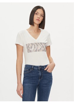 Liu Jo T-Shirt WA4019 JS923 Biały Regular Fit ze sklepu MODIVO w kategorii Bluzki damskie - zdjęcie 181157581