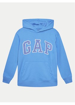 Gap Bluza 885742 Niebieski Regular Fit ze sklepu MODIVO w kategorii Bluzy chłopięce - zdjęcie 181157654