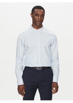 BOSS Koszula H-HANK-standup-214 50539233 Błękitny Slim Fit ze sklepu MODIVO w kategorii Koszule męskie - zdjęcie 181157660