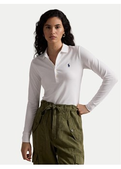 Polo Ralph Lauren Polo 211958949003 Biały Regular Fit ze sklepu MODIVO w kategorii Bluzki damskie - zdjęcie 181157770