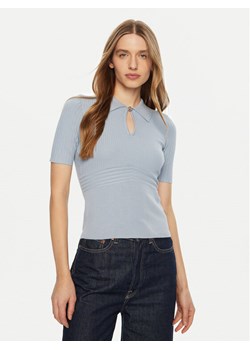 Guess Sweter W5RR10 Z2Y72 Błękitny Regular Fit ze sklepu MODIVO w kategorii Swetry damskie - zdjęcie 181157771