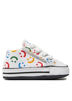 Converse Tenisówki Chuck Taylor All Star Cribster Easy On Doodles A06353C Biały ze sklepu MODIVO w kategorii Trampki dziecięce - zdjęcie 181157794