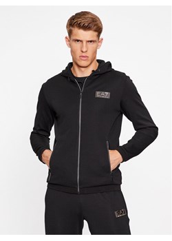 EA7 Emporio Armani Bluza 6RPM39 PJMCZ 1200 Czarny Regular Fit ze sklepu MODIVO w kategorii Bluzy męskie - zdjęcie 181157822