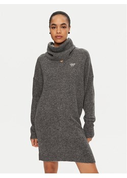 Liu Jo Sukienka dzianinowa WF4430 MA49P Szary Regular Fit ze sklepu MODIVO w kategorii Sukienki - zdjęcie 181157892