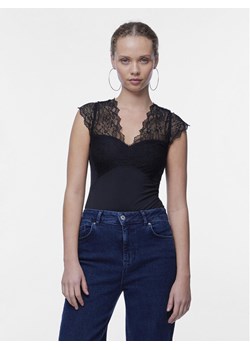 Pieces Body Tatianna 17114311 Czarny Slim Fit - id: 0000303430269 - marki Pieces - 181157950 Pieces Body Tatianna 17114311 Czarny Slim Fit ze sklepu MODIVO w kategorii Bluzki damskie - zdjęcie 181157950