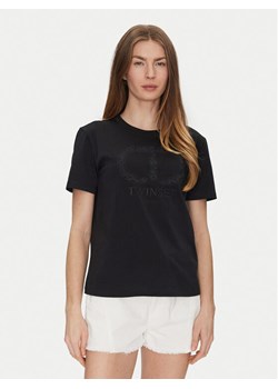 TWINSET T-Shirt 251TP2072 Czarny Regular Fit ze sklepu MODIVO w kategorii Bluzki damskie - zdjęcie 181158033
