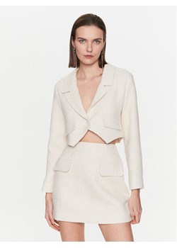 MVP Wardrobe Marynarka MVPE3GI058.0TE0161 Écru Regular Fit ze sklepu MODIVO w kategorii Marynarki damskie - zdjęcie 181158242