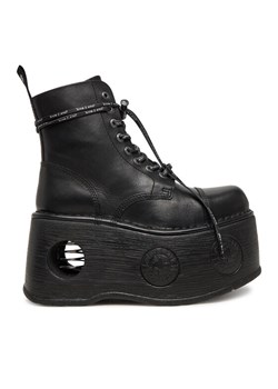 NEW ROCK Botki M-MILI083CCT-C18 Czarny ze sklepu MODIVO w kategorii Botki - zdjęcie 181158481