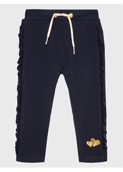 Blue Seven Spodnie dresowe 965078 Granatowy Regular Fit ze sklepu MODIVO w kategorii Spodnie dziewczęce - zdjęcie 181158552