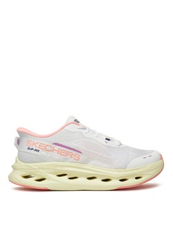 Skechers Sneakersy Max Cushioning Glide-Step-Caledonia 129400/WPK Biały ze sklepu MODIVO w kategorii Buty sportowe damskie - zdjęcie 181158633