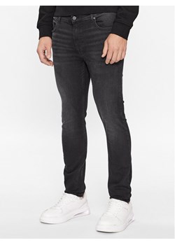 KARL LAGERFELD Jeansy 265801 534835 Czarny Slim Fit ze sklepu MODIVO w kategorii Jeansy męskie - zdjęcie 181158642