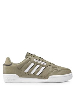 adidas Sneakersy Continental 80 Stripes GZ6264 Zielony ze sklepu MODIVO w kategorii Buty sportowe męskie - zdjęcie 181158650