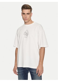 Replay T-Shirt MMG350.000.23454 Biały Oversize ze sklepu MODIVO w kategorii T-shirty męskie - zdjęcie 181158751
