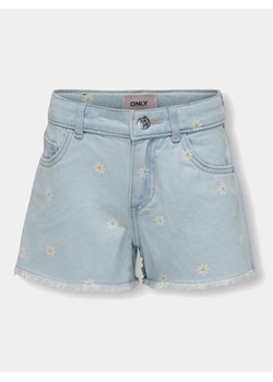 Kids ONLY Szorty jeansowe Grobyn 15302364 Niebieski Loose Fit ze sklepu MODIVO w kategorii Spodenki dziewczęce - zdjęcie 181158772