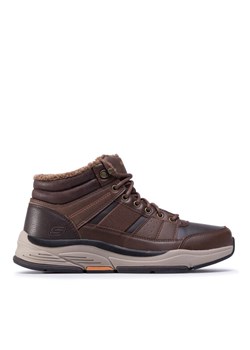 Skechers Trzewiki Voren 66199/BRN Brązowy ze sklepu MODIVO w kategorii Buty zimowe męskie - zdjęcie 181158813