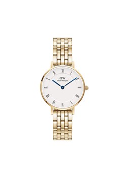 Daniel Wellington Zegarek Petite Roman Numerals 5-Link DW00100682 Złoty ze sklepu MODIVO w kategorii Zegarki - zdjęcie 181158852
