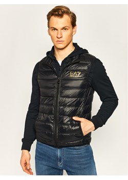 EA7 Emporio Armani Kamizelka 8NPQ01 PN29Z 0208 Czarny Regular Fit ze sklepu MODIVO w kategorii Kamizelki męskie - zdjęcie 181158913