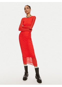 Patrizia Pepe Sukienka koktajlowa 8A1344 J149-R835 Czerwony Slim Fit ze sklepu MODIVO w kategorii Sukienki - zdjęcie 181158993
