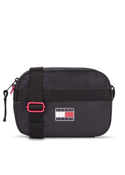 Tommy Jeans Torebka Tjw Black Ink Camera AW0AW15424 Czarny ze sklepu MODIVO w kategorii Listonoszki - zdjęcie 181159103