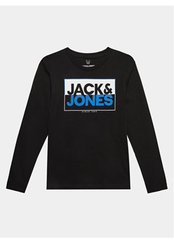 Jack&Jones Junior Bluzka 12251462 Czarny Standard Fit ze sklepu MODIVO w kategorii T-shirty chłopięce - zdjęcie 181159213