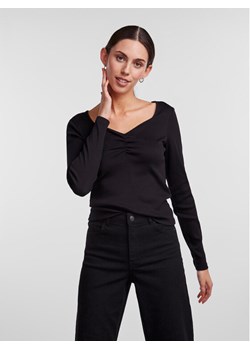 Pieces Bluzka 17135564 Czarny Slim Fit ze sklepu MODIVO w kategorii Bluzki damskie - zdjęcie 181159272